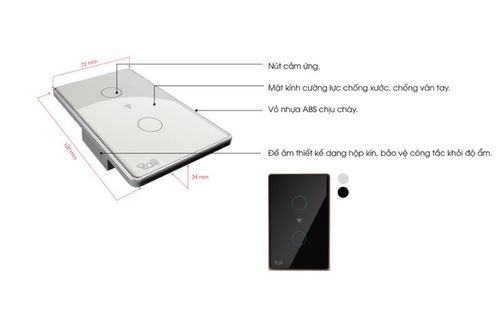 Công tắc thông minh Rạng Đông CO-RD-CTCU.WF-CN.02T-MN