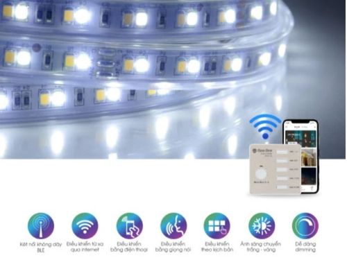 Đèn dây LED đổi màu điều khiển từ xa được ứng dụng công nghệ tiên tiến