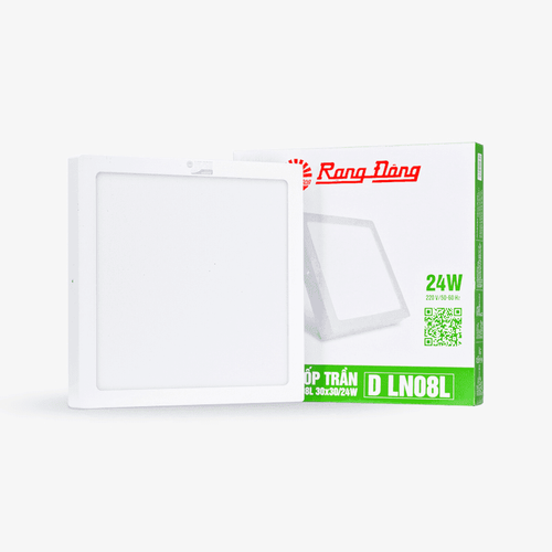 đèn led ốp trần vuông 24w - 1