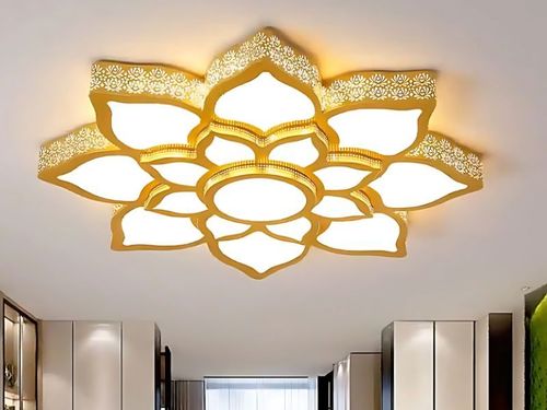 đèn ốp trần hoa sen 16 cánh