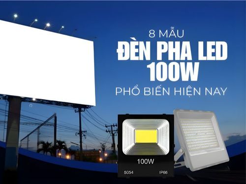 đèn pha led 100w ngoài trời 