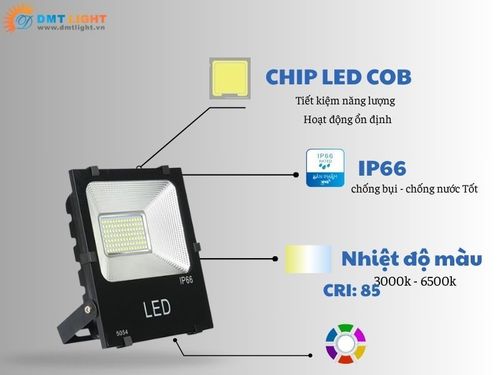 đèn led 150w ngoài trời 
