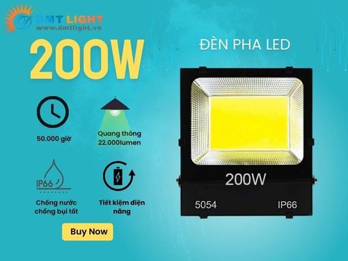 đèn pha led 200w 