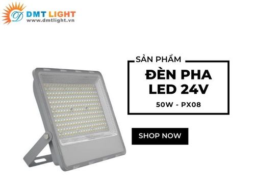 Đèn pha led 24v 50w PX08