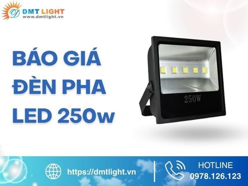 giá đèn pha led 250w 