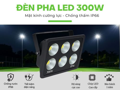 đèn pha led 300w 