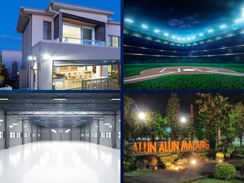 đèn pha led ngoài trời 400W 