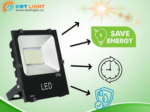 đèn pha led 50w ngoài trời 
