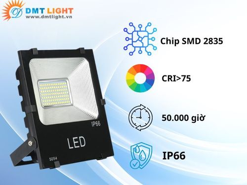 Đèn pha led 50W 5054 giá rẻ 