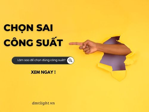 chọn sai công suất khi mua đèn pha led giá rẻ