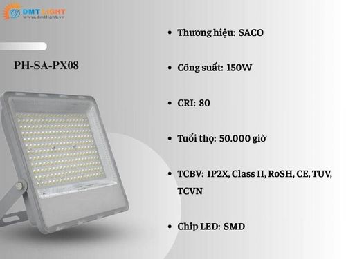 đèn led pha 150w 