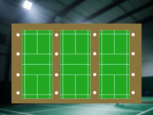 Thiết kế và bố trí đèn chiếu sáng sân cầu lông hiện nay