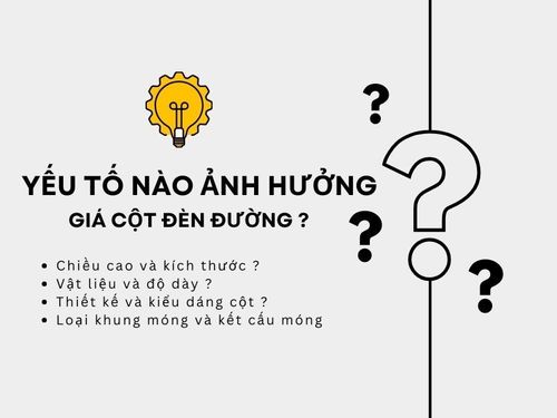 giá cột đèn đường 