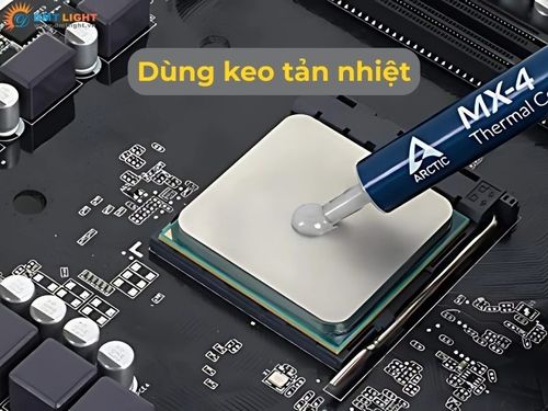 Dùng keo tản nhiệt cho đèn pha 