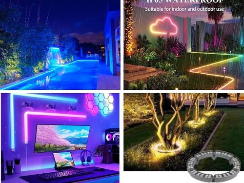 Đèn LED RGB được sử dụng trong trang trí nội - ngoại thất
