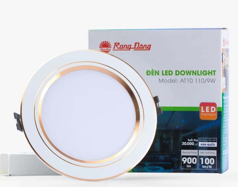 đèn âm trần rạng đông 9w - 1