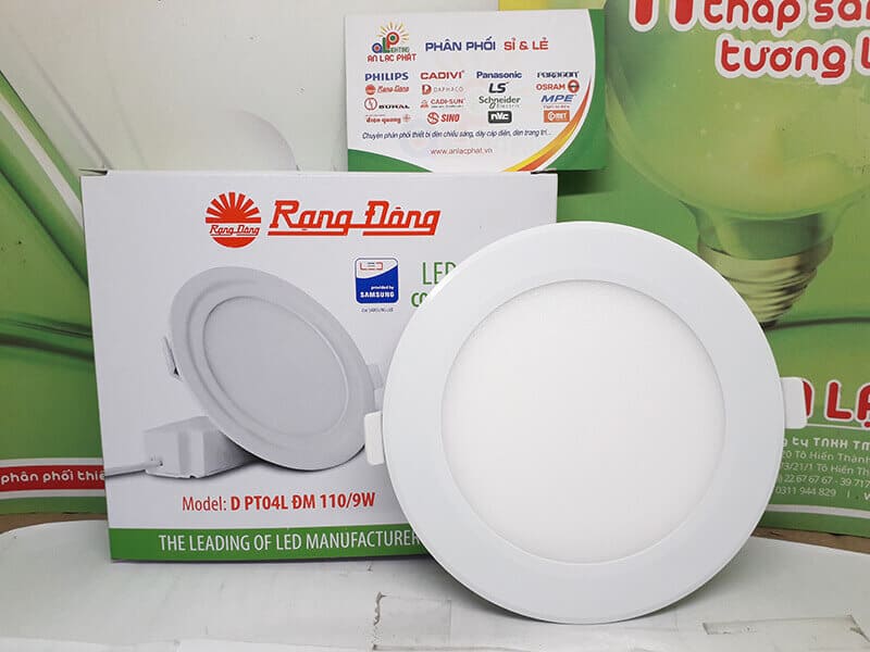 đèn âm trần rạng đông 9w - 2