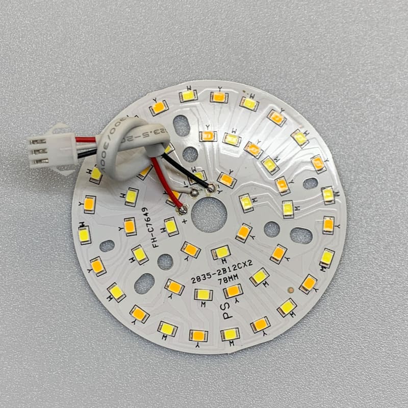 đèn led âm trần 3 màu 12w - 1