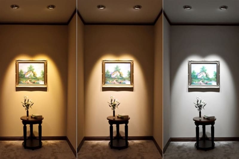 đèn led âm trần 3 màu 12w - 3