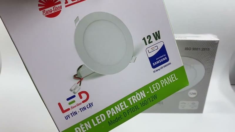 đèn âm trần rạng đông 12w - 4