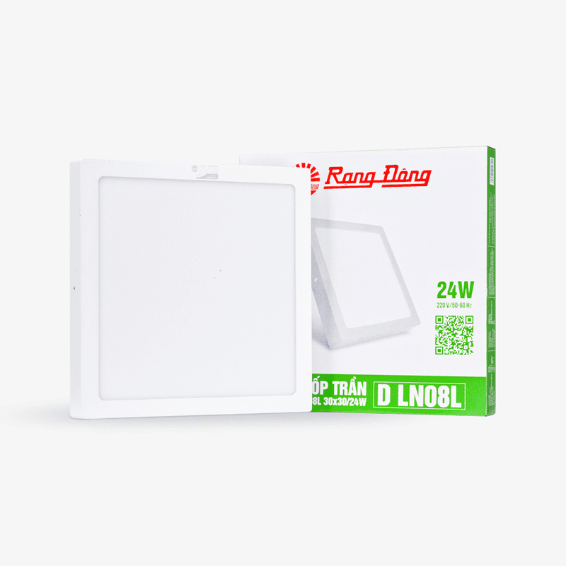 đèn led ốp trần vuông 24w - 1