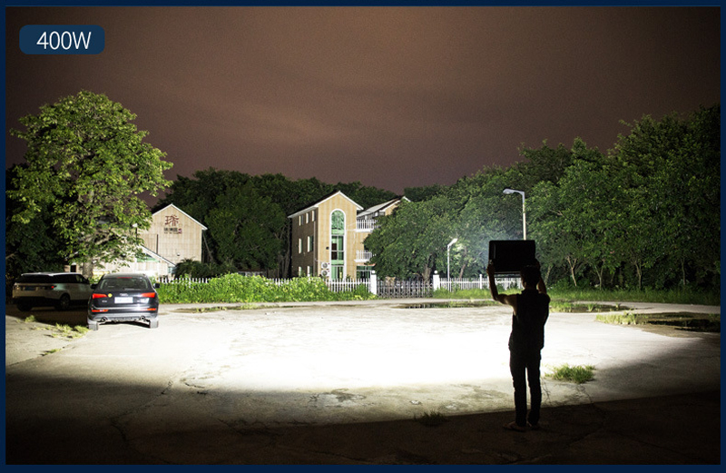 Đèn LED pha cốc vuông chiếu xa 400W