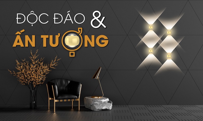 đèn led hắt tường