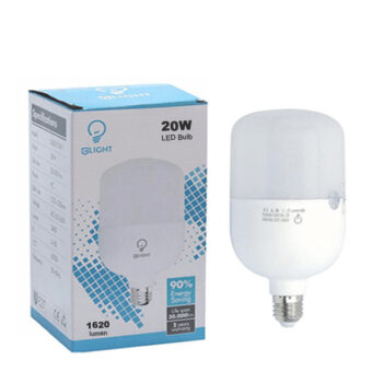 Bóng đèn LED BULB trụ vỏ nhựa trơn 20W giá rẻ [BE-GR-S06]