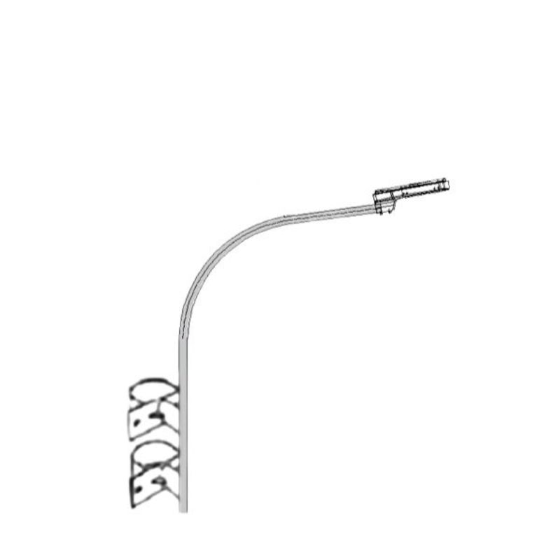 Cần đèn gắn trụ bê tông mã CG02-60