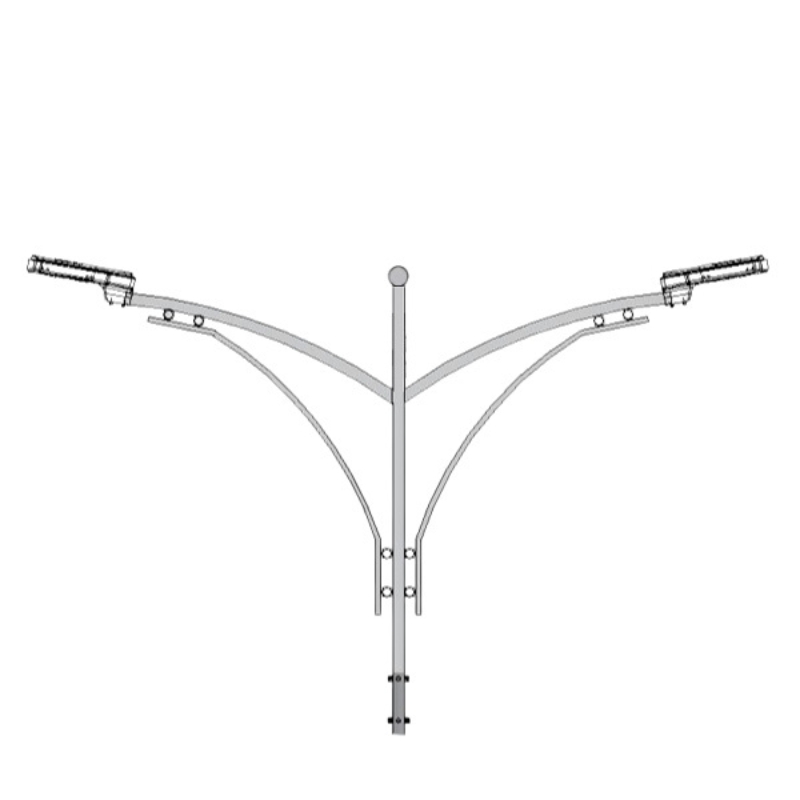 Cần đèn đôi chiếu sáng đường phố mã CK04-60