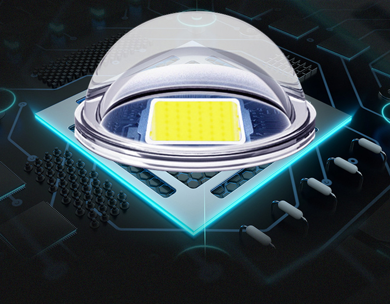 Đèn LED chống cháy nổ 50W màu vàng [CN-GR-S9]