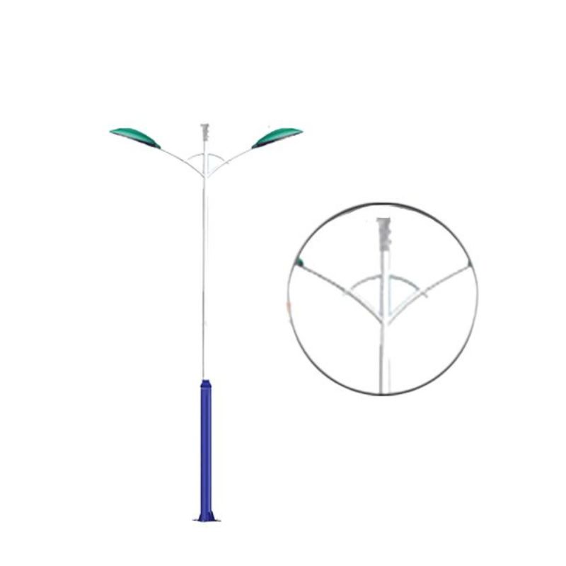 Gia công trụ đèn 2 nhánh mã TD/CK09-V2