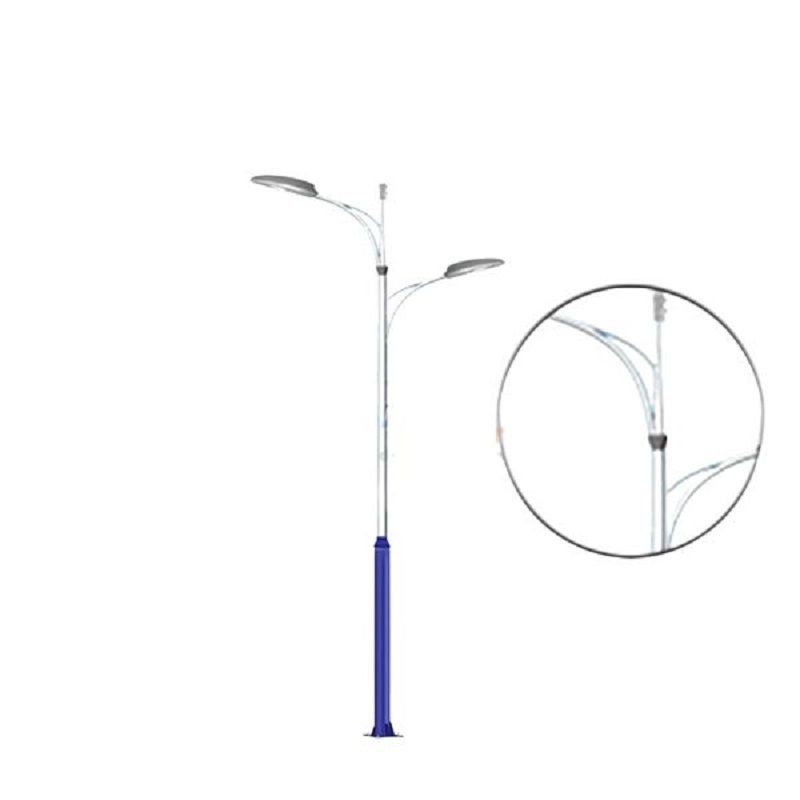 Gia công cột đèn 02 nhánh mã TD/CK14-V2