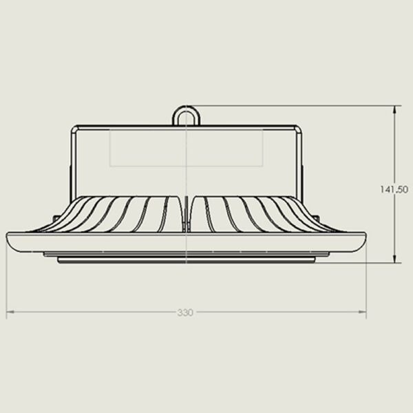 Đèn nuôi tảo Rạng Đông mã UFO-330_150W.WB