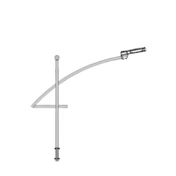 Cần đèn cao áp đơn mã CD10-60