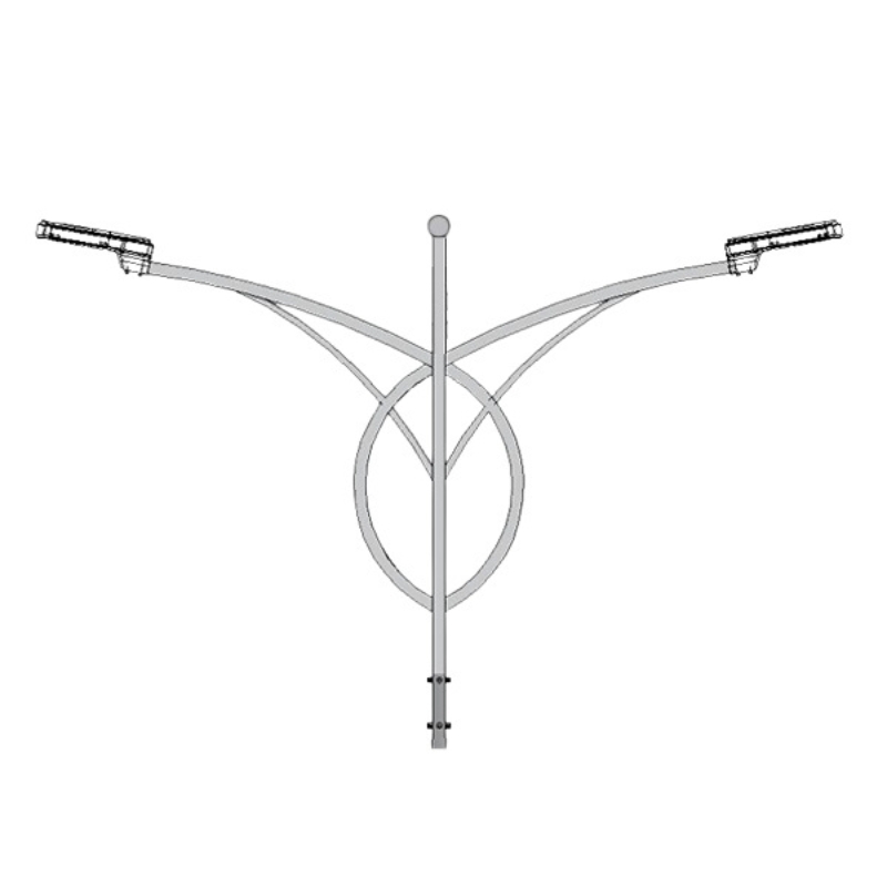 Cần đèn đường đôi mã CK01-60