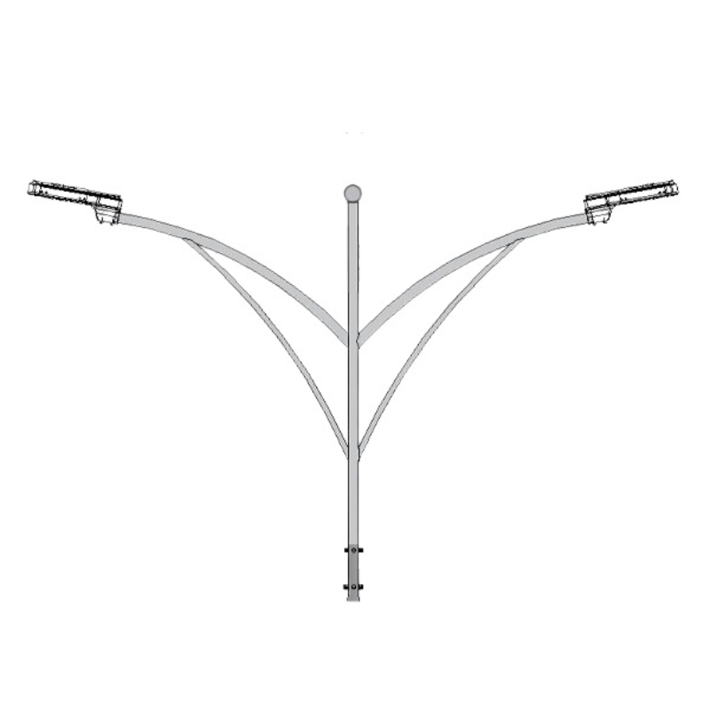 Cần đèn đôi phi Ø60 mã CK07-60