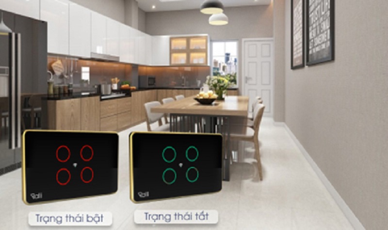 Công tắc thông minh Rạng Đông CO-RD-CTCU.WF-CN.04T.2W.SP