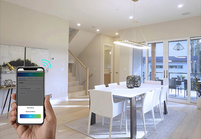 Đèn LED âm trần Downlight thông minh Bluetooth AT-RD-AT14.BLE-110/12W