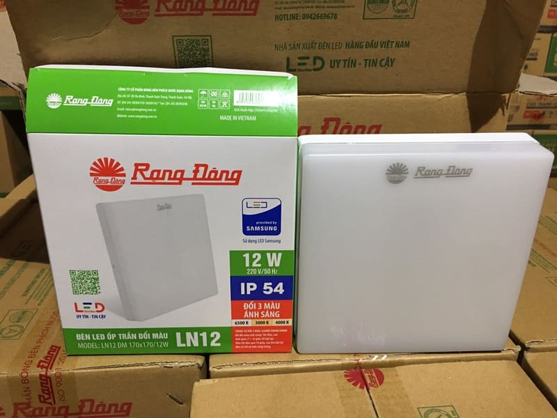 đèn ốp trần vuông - 2