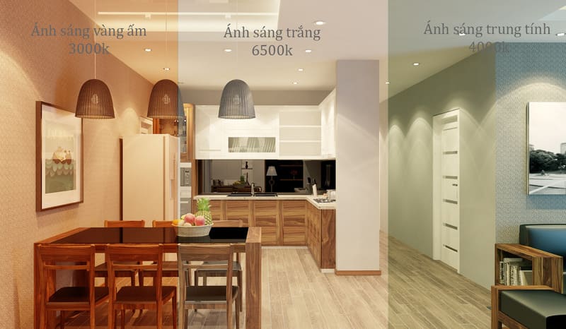 đèn ốp trần đổi màu - 1