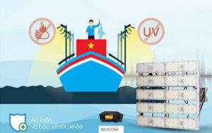 Đèn LED đánh cá NG-RD-DC06-500W-V2 đảm bảo khả năng chống thấm nước