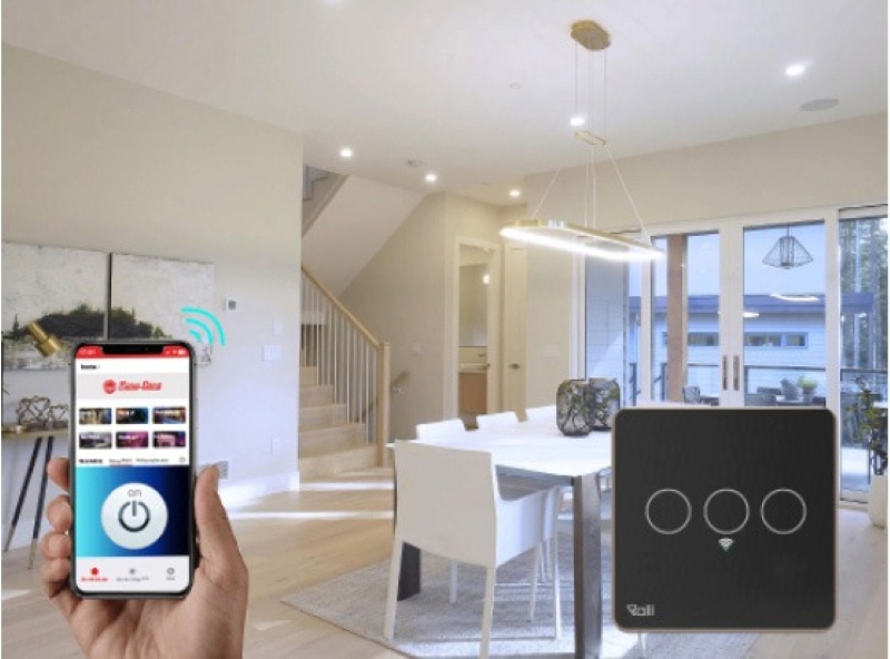 Công tắc cảm ứng thông minh wifi Rạng Đông CO-RD-CTCU.WF-V.03T