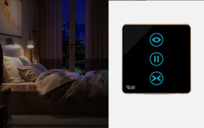 Công tắc cảm ứng rèm BLE Rạng Đông CO-RD-CTCU.BLE-V.REMT-MN