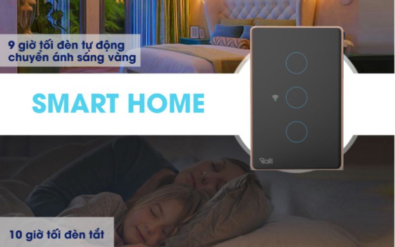 Công tắc thông minh Rạng Đông CO-RD-CTCU.WF-CN.03T-MN