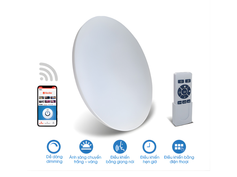 đèn trần trang trí phòng khách