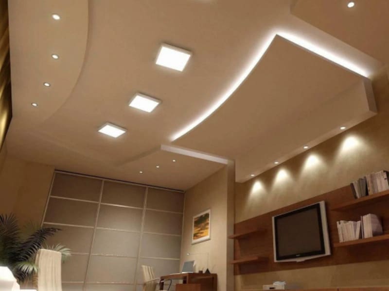 đèn ốp trần phòng khách - 4