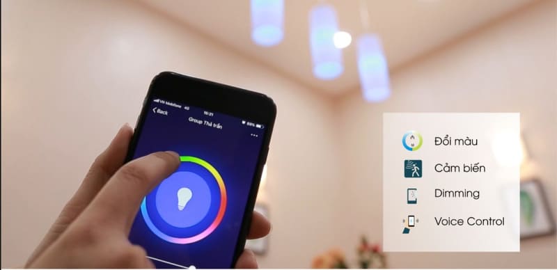 đèn ốp trần phòng khách nhỏ - 3