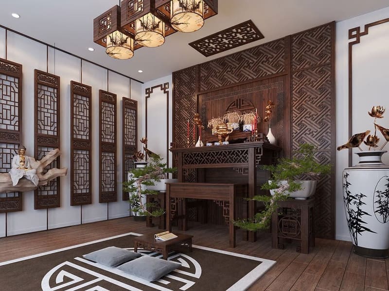 đèn ốp trần phòng thờ - 5