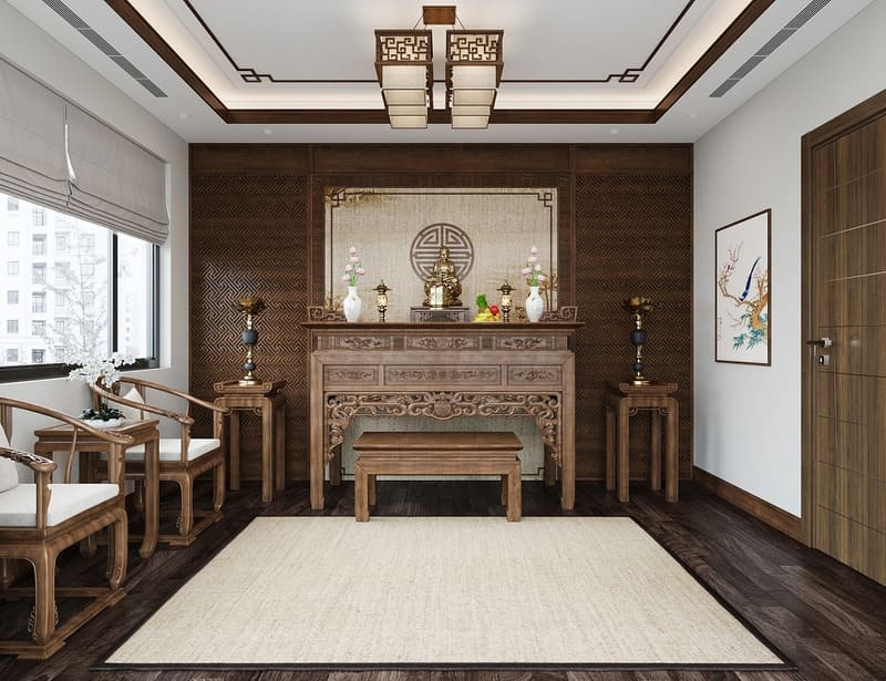 đèn ốp trần phòng thờ - 6